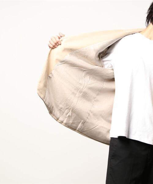 「WESTBOY」 テーラードジャケット M ベージュ メンズ_画像8