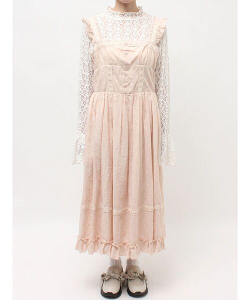 merry jenny（メリージェニー） ワンピース flower laceフレア