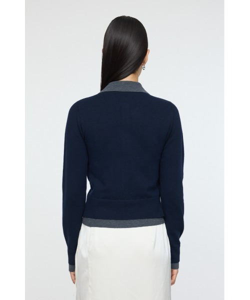 MOUSSY（マウジー） ニット セーター DOUBLE LAYERED ニットシャツ