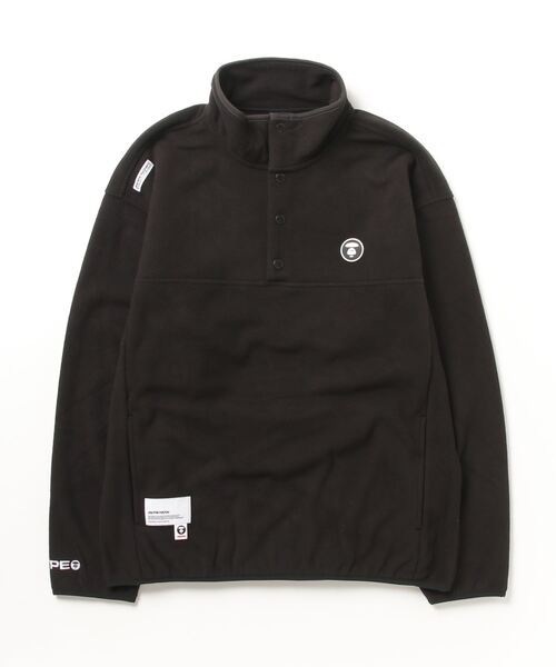 「AAPE BY A BATHING APE」 長袖Tシャツ LARGE ブラック メンズ_画像2