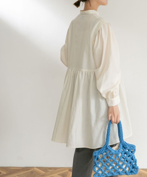 「UR Lab.」 長袖チュニック FREE ネイビー レディース_画像5