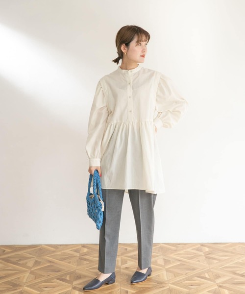 「UR Lab.」 長袖チュニック FREE ネイビー レディース_画像7