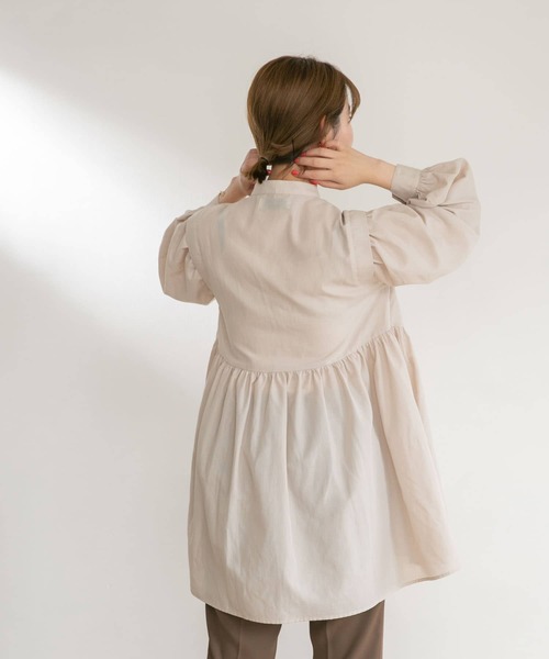 「UR Lab.」 長袖チュニック FREE ネイビー レディース_画像9