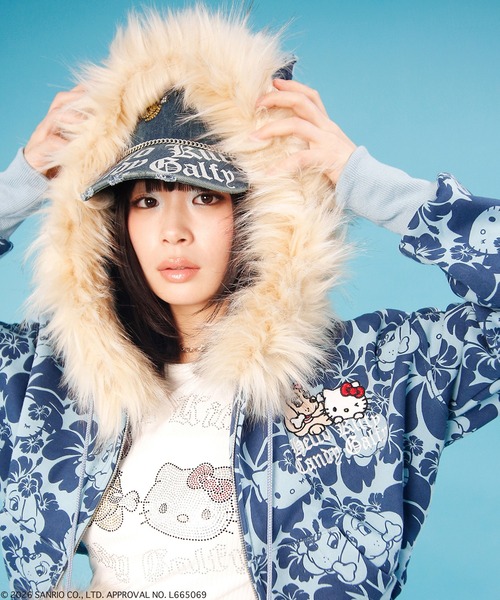 GALFY‪×XRNコラボパーカー GALFY（ガルフィー） パーカー 「GALFY/ガルフィー」コラボ 仲子