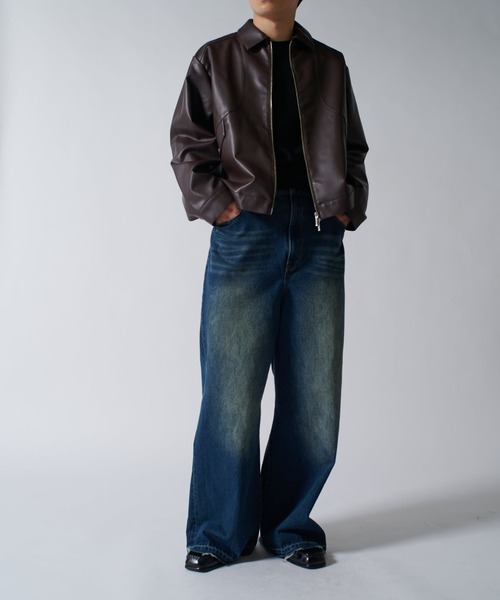 「Lui's」 「neucon」ブルゾン 1 ブラック メンズ_画像2