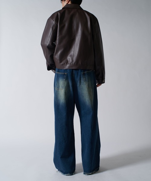 「Lui's」 「neucon」ブルゾン 1 ブラック メンズ_画像4