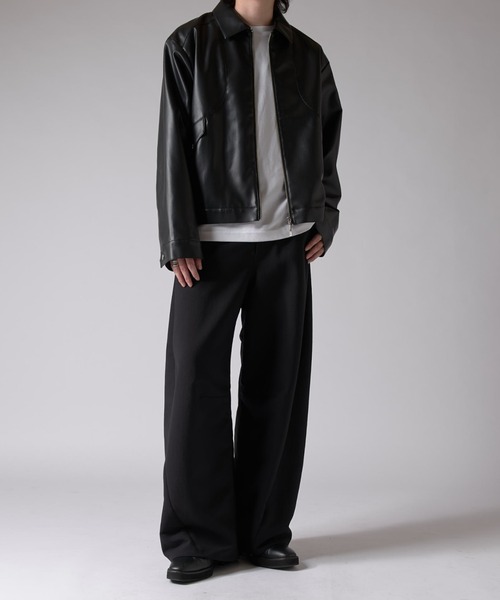 「Lui's」 「neucon」ブルゾン 1 ブラック メンズ_画像8