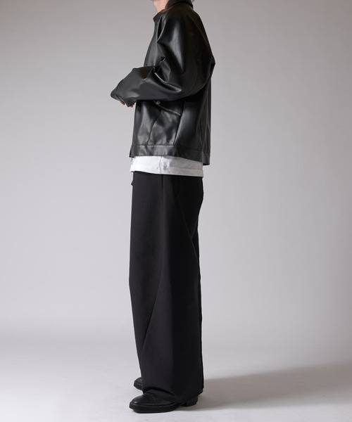 「Lui's」 「neucon」ブルゾン 1 ブラック メンズ_画像9