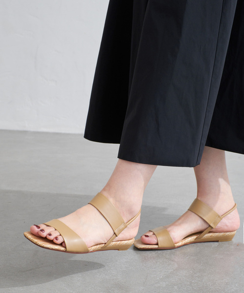 「LE TALON」 フラットサンダル SMALL シルバー レディース_画像9