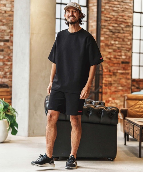felkod（フィルコッド） パンツ mp14433-Barcode Embroidery Cardboard