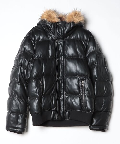 美品 トミーヒルフィガー ブルゾン シボレザー ブラック TOMMY HILFIGER（トミー・ヒルフィガー） ブルゾン M ブラック系その他