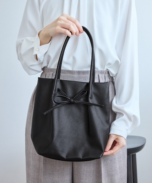 ROPE' PICNIC（ロペ ピクニック） トートバッグ 洗えるバッグ リボン