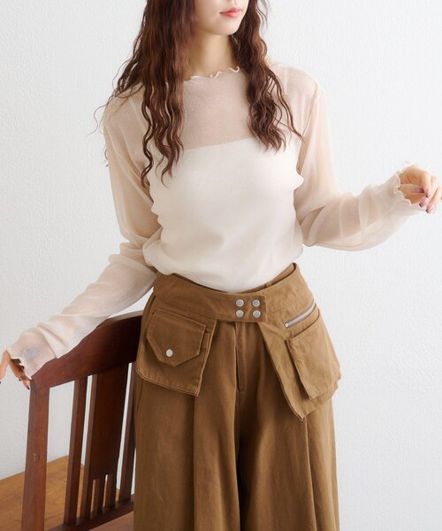 w closet  トップス＆スカート w closet（ダブルクローゼット） スカート 「セットアップ対応」リボン
