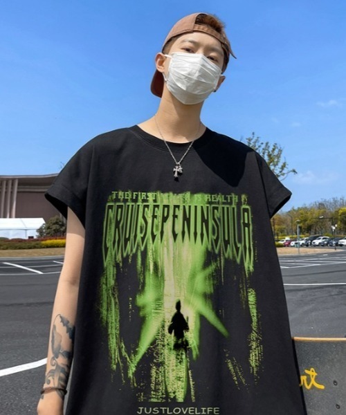 「MGV」 ノースリーブトップス X-LARGE ベージュ メンズ_画像9