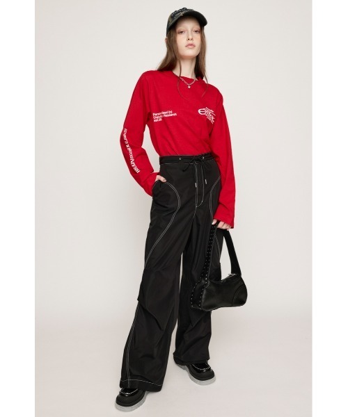 「SLY」 カーゴパンツ 2 ブラック レディース_画像3