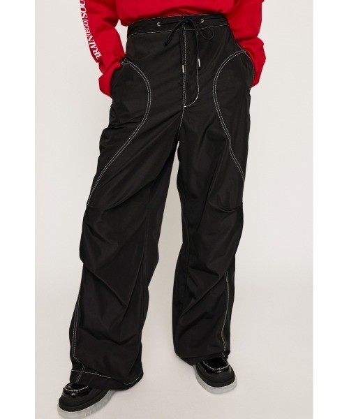 「SLY」 カーゴパンツ 2 ブラック レディース_画像4