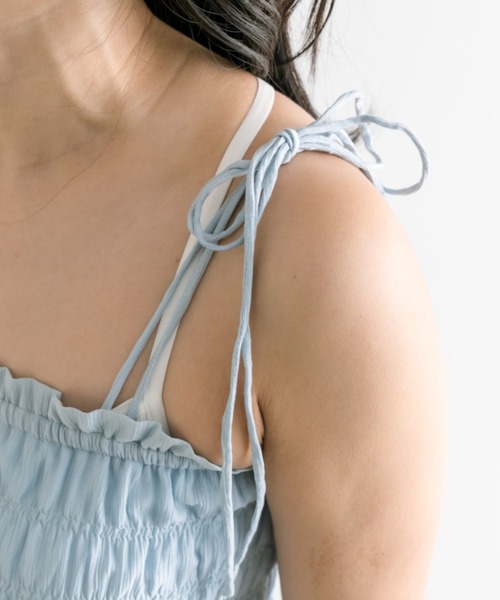 「OLIVE des OLIVE」 キャミソールワンピース SMALL ブラック レディース_画像8