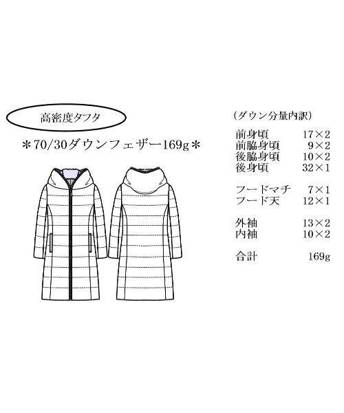 「Emilyan」 ダウンコート M ネイビー レディース_画像5