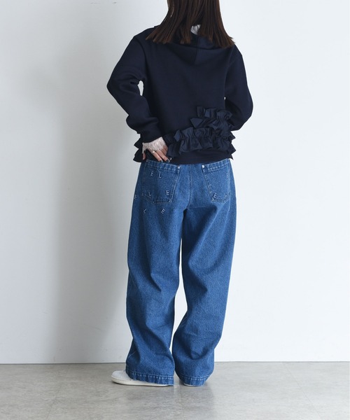 Eimee Law（エイミーロウ） パーカー ギャザーフリルヘム フーディ