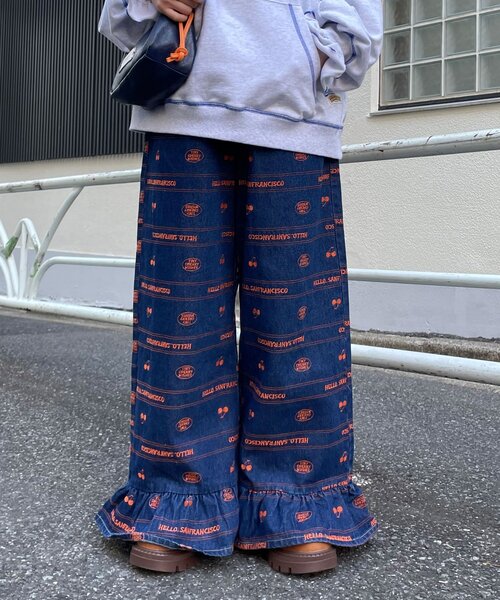 HELLO.SANFRANCISCO（ハローサンフランシスコ） ワイドパンツ ジーンズ