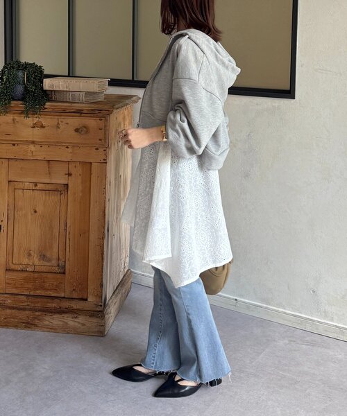 Thevon（ゼヴォン） チュニック コットンレースキャミチュニック
