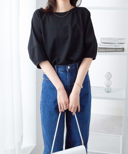 alotta（アロッタ） tシャツ ランタンスリーブカットソー レディース 