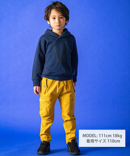 「WASK」 「KIDS」イージーパンツ 130cm イエロー キッズ_画像2