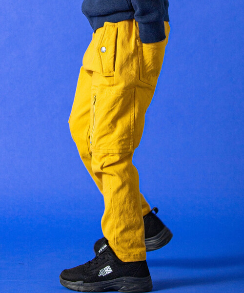 「WASK」 「KIDS」イージーパンツ 130cm イエロー キッズ_画像5