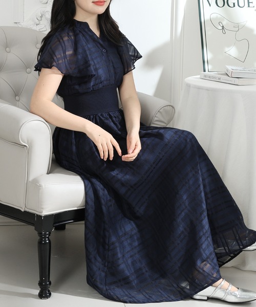 「Lace Ladies」 半袖ワンピース FREE ブラック レディース_画像3
