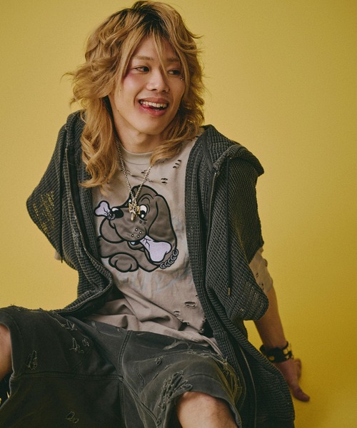 GALFY（ガルフィー） tシャツ 「GALFY/ガルフィー」病みに溶かされし犬