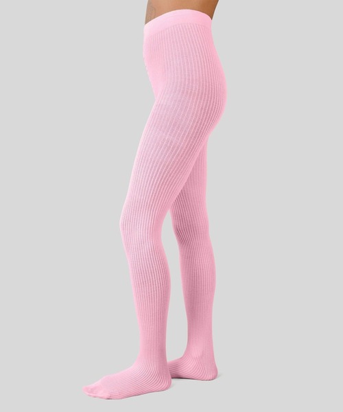 タイツ Zoe Ribbed Tights Soft Pink レディース : ZOZOTOWN Yahoo!店