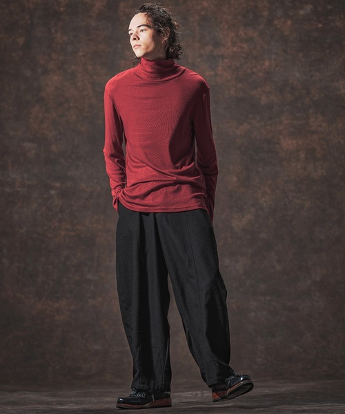 「Jih Nunc」 長袖Tシャツ L パープル メンズ_画像5