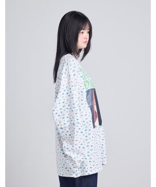 「Little sunny bite」 長袖カットソー MEDIUM ピンク レディース_画像2