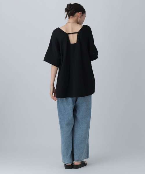 レディース☆夏服①まとめ売り　LEPSIM、coen等 LEPSIM（レプシィム） リネンシャツ ブラウス シャツ 半袖 Vネック