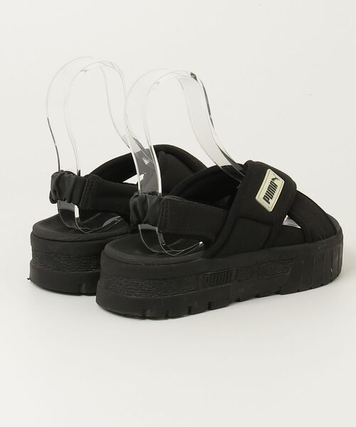 「PUMA」 フラットサンダル 23cm ブラック レディース_画像2