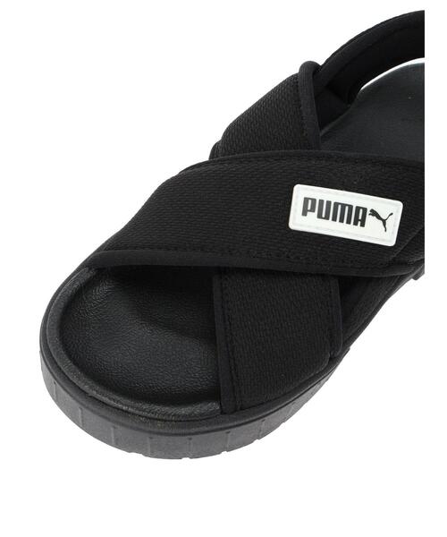 「PUMA」 フラットサンダル 23cm ブラック レディース_画像8