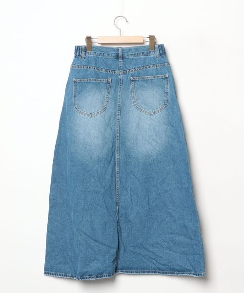 「SELECT LEVERY」 デニムスカート X-LARGE ブルー レディース_画像2