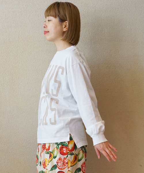 「JOURNAL STANDARD LUXE」 長袖カットソー MEDIUM ホワイト レディース_画像4