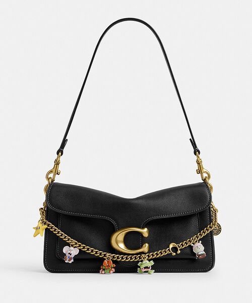 ＣＯＡＣＨ黒 レザー バッグ チェーンストラップ付き COACH（コーチ） キーホルダー | BRAIN DEAD」モチーフ チェーン