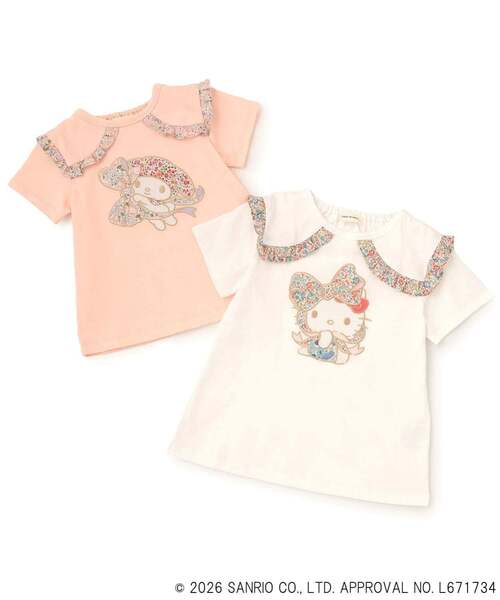 新品未使用 センスオブワンダー sense of wonder リバティ キティ sense of wonder tシャツ 「ハローキティ/マイメロディ」リバティ