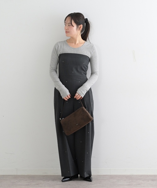 「U by SPICK&SPAN」 オールインワン 38 ブラック レディース_画像6