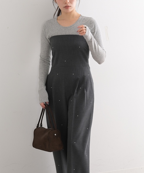 「U by SPICK&SPAN」 オールインワン 38 ブラック レディース_画像8
