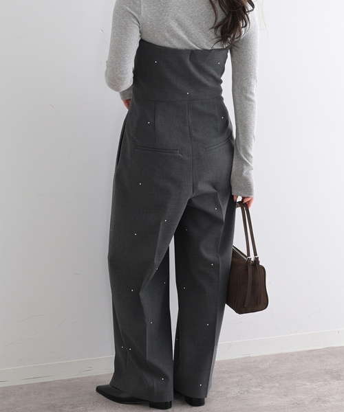 「U by SPICK&SPAN」 オールインワン 38 ブラック レディース_画像9
