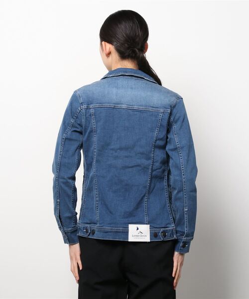 「London Denim」 デニムジャケット 50 ライトブルー レディース_画像3