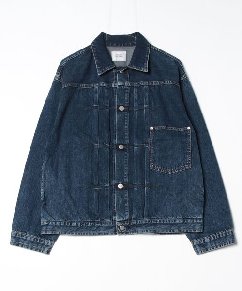ユナイテッドアローズ デニムジャケット サイズフリー　コバルトブルー Gジャン UNITED ARROWS ＆ SONS（ユナイテッドアローズ ＆ サンズ） 「UNITED