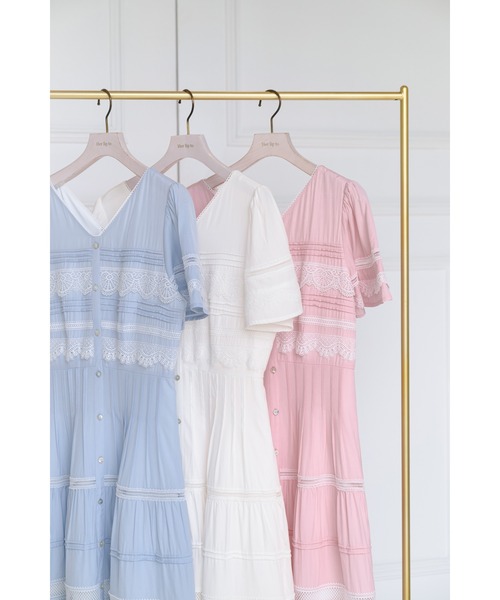 Her lip to 半袖ワンピース S ブルー レディース : ZOZOTOWN Yahoo!店