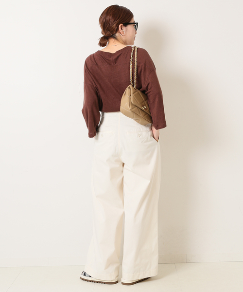 「Spick & Span」 パンツ 38 ネイビー レディース_画像4