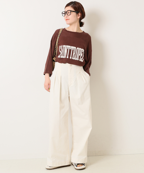「Spick & Span」 パンツ 38 ネイビー レディース_画像7