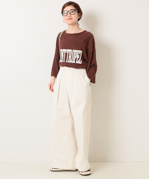 「Spick & Span」 パンツ 38 ネイビー レディース_画像9