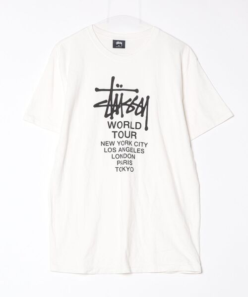 STUSSY（ステューシー） 半袖Tシャツ M ホワイト メンズ : ZOZOTOWN